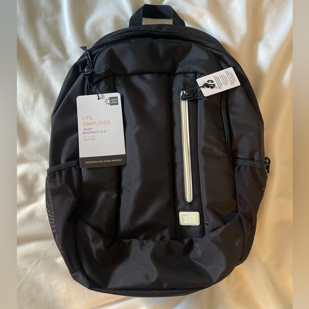 NWT Case Logic Black Backpack